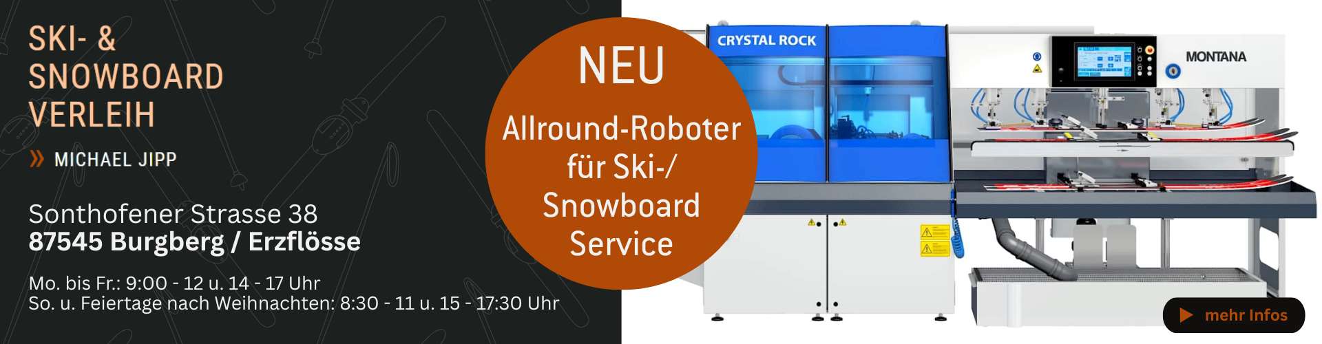 Skiverleih und Ski- / Snowboardservice Jipp in Burgberg Erzflösse